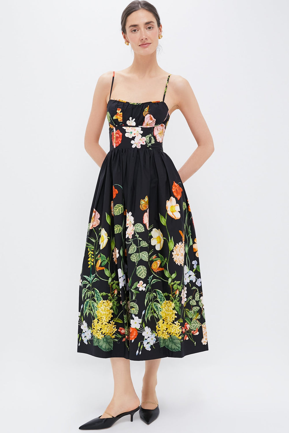 Nectar Black Alba Midi Dress
