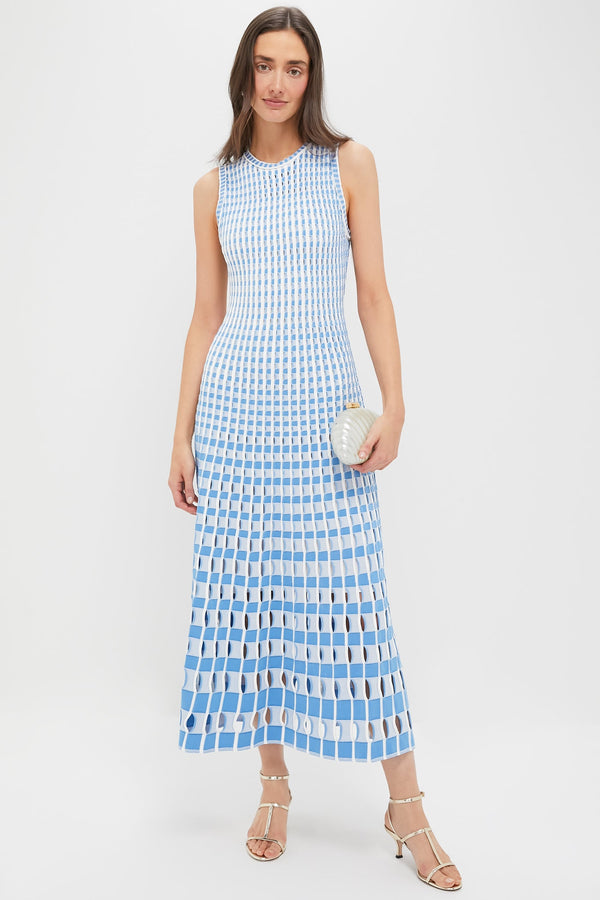 Blue Hydrangea Multi Zelma Maxi Dress