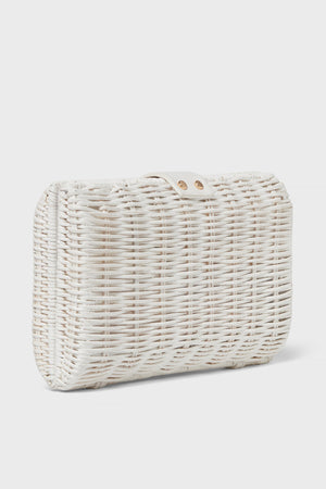 White Moana Clutch