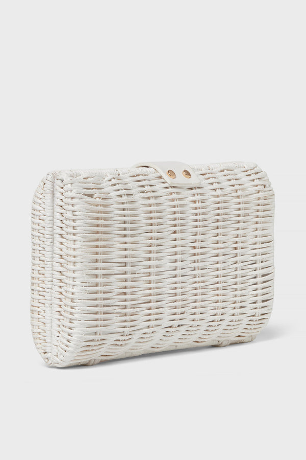 White Moana Clutch