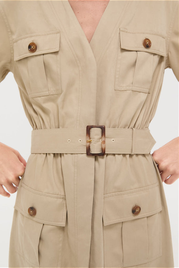 Fawn Twill Carine Dress