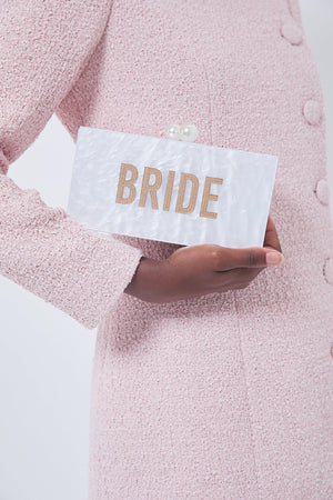 Pearl Acrylic Clutch