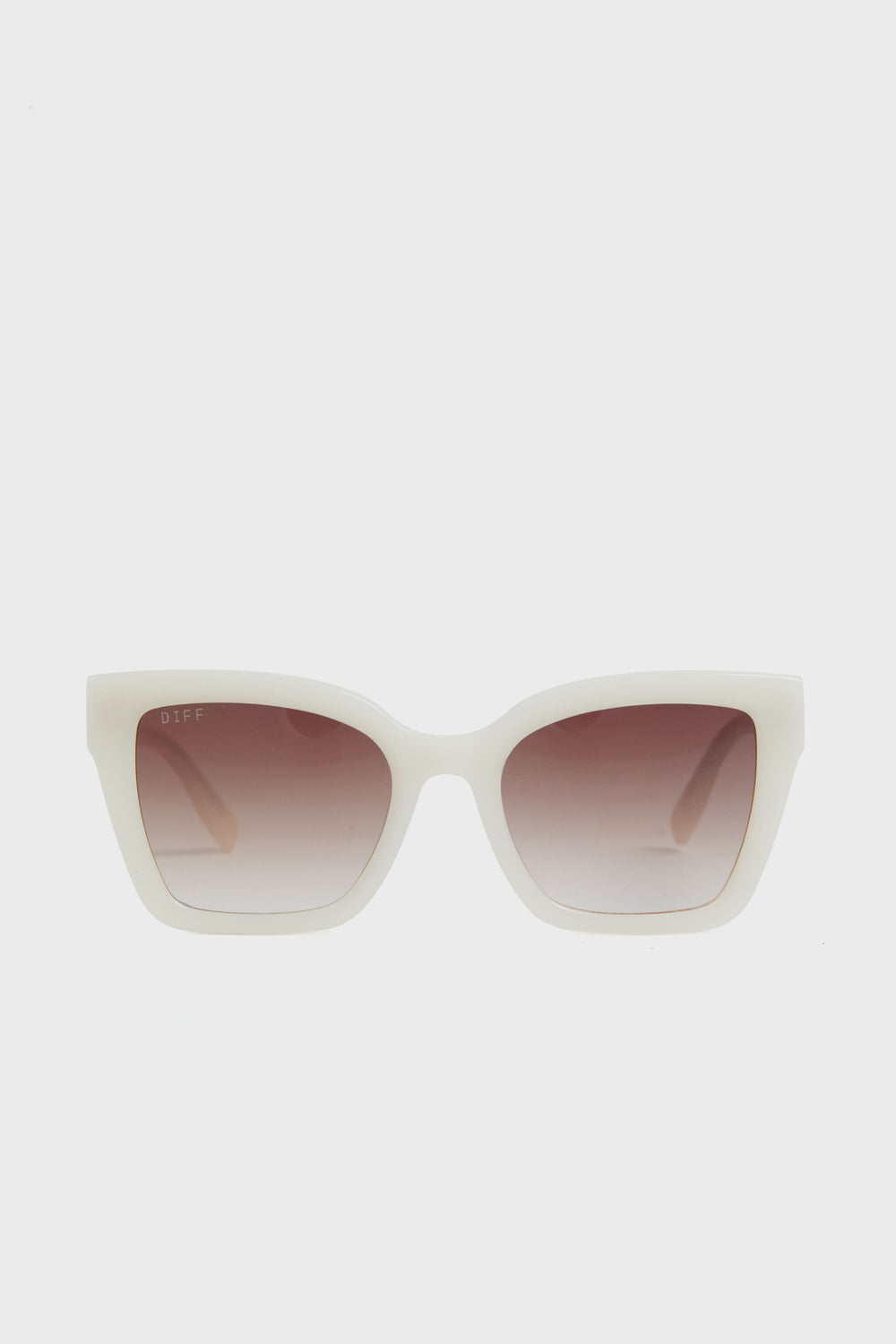 Meringue and Brown Gradient Rhys Sunglasses