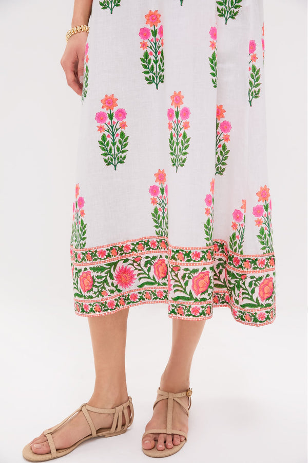 Neon Botanical Pushkar Dress