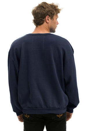 MEMBER EXCLUSIVE RELAXED SANTA TIGER SWEATSHIRT - NAVY