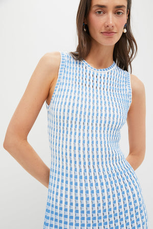 Blue Hydrangea Multi Zelma Maxi Dress