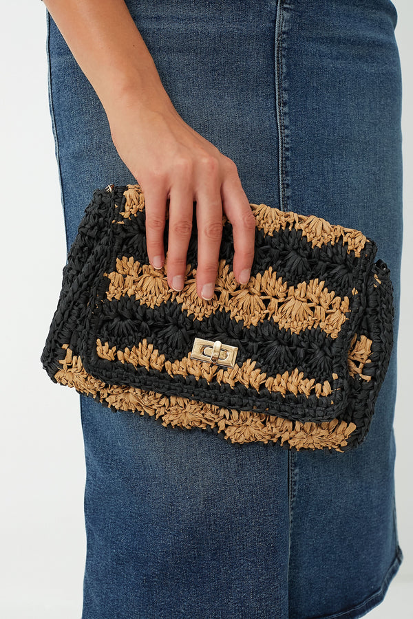 Black and Natural Kairi Bag