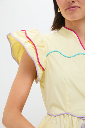 Yellow Baba Voyager Short Dress