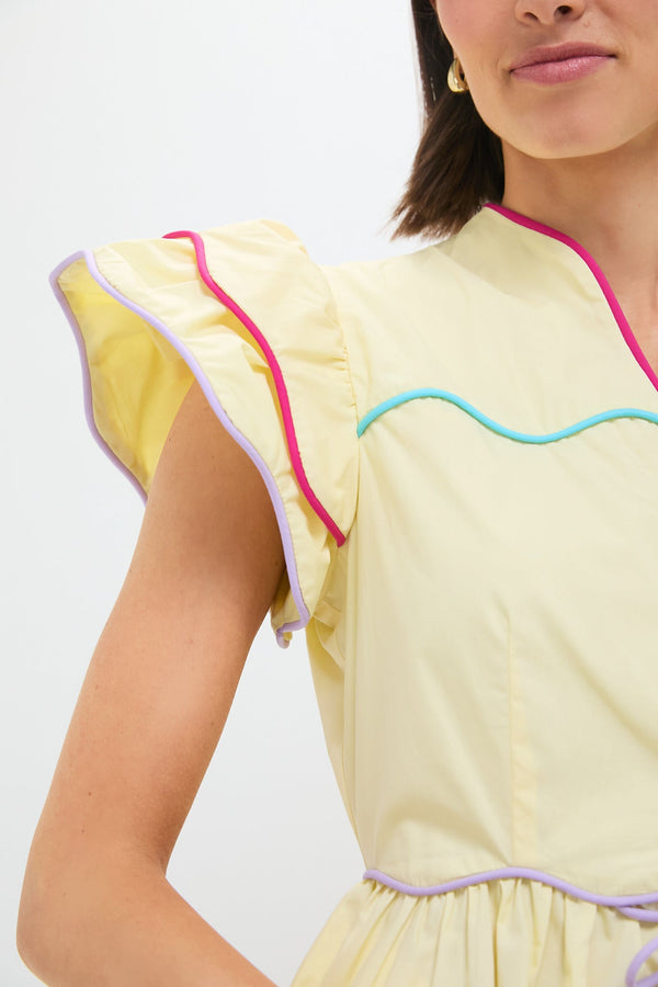 Yellow Baba Voyager Short Dress