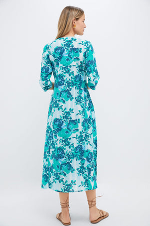 Light Blue Petunia Long Kurta