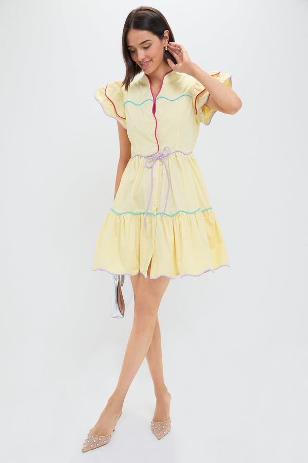 Yellow Baba Voyager Short Dress