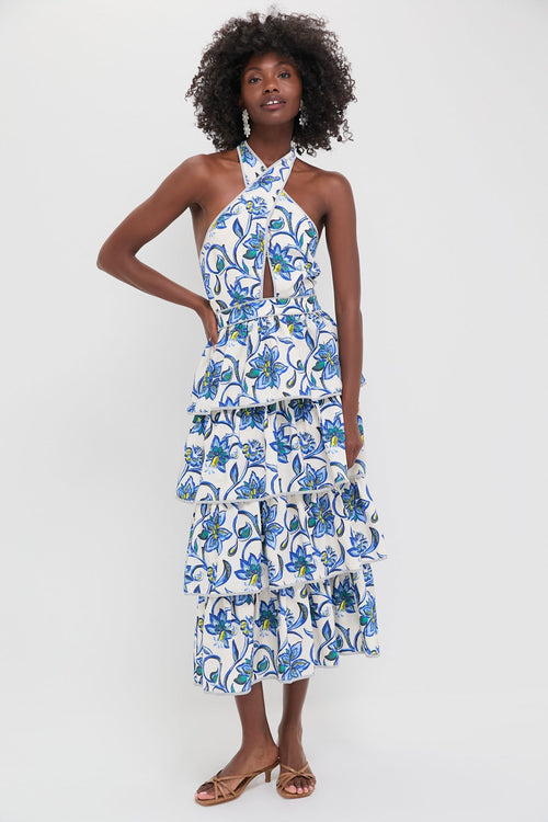 Porcelain Floral Berkley Dress