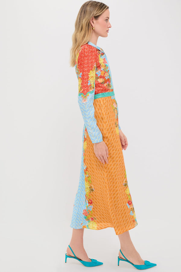 Florentina Cloud Caludia Midi Dress