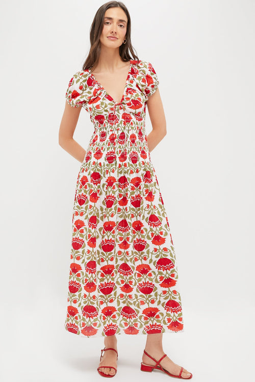 Multi York Midi Dress
