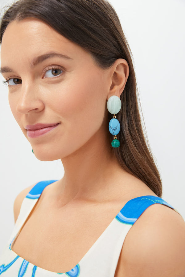 Turquoise Mist Maren Earrings