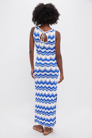 Blue Wave Leighton Maxi Dress