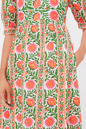 Neon Border Elizabeth Dress