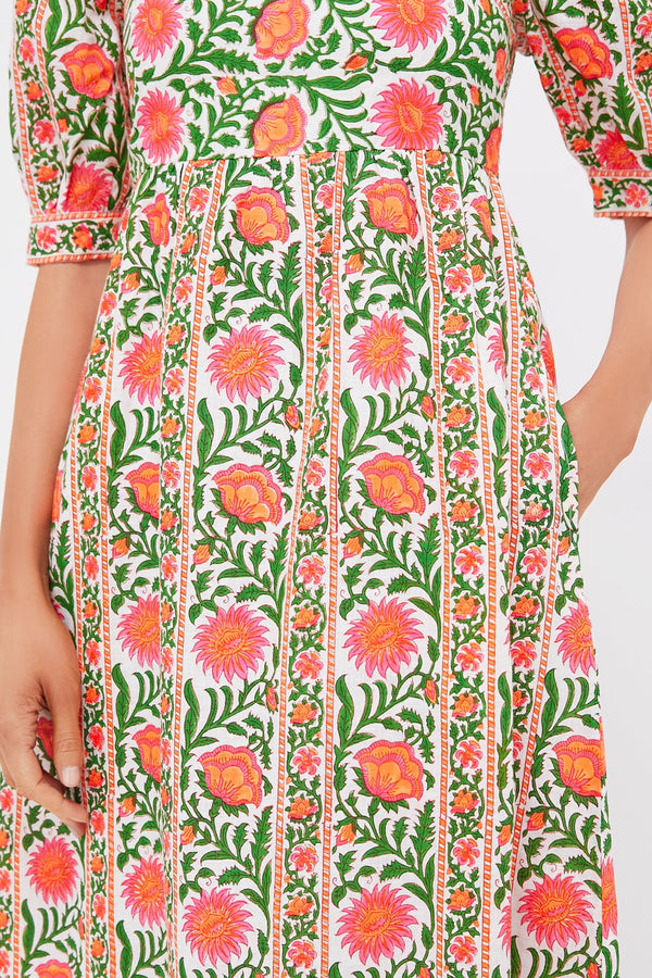 Neon Border Elizabeth Dress