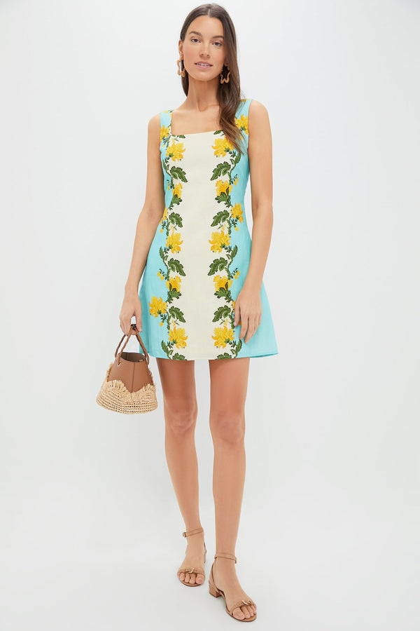 Aqua Mix Zander Mini Dress