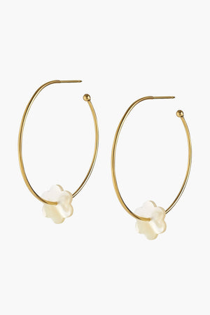 Flowers Hoop-La Earrings