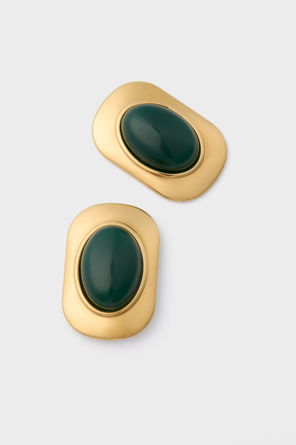 Green Ashley Earrings