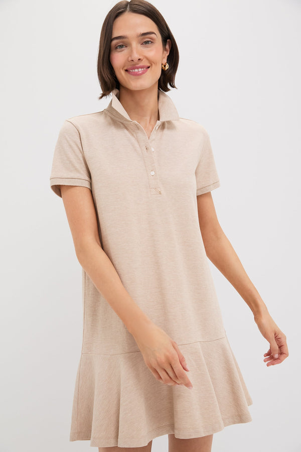 Sandstone Pique May Polo Dress
