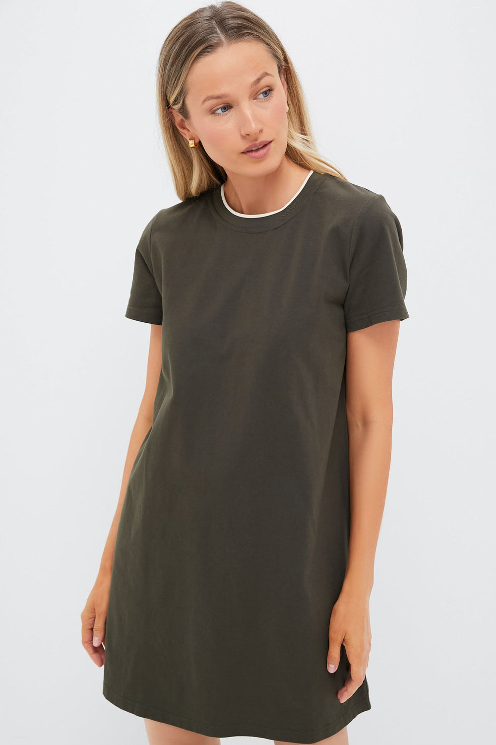 Olive Green Aimee Mini Dress