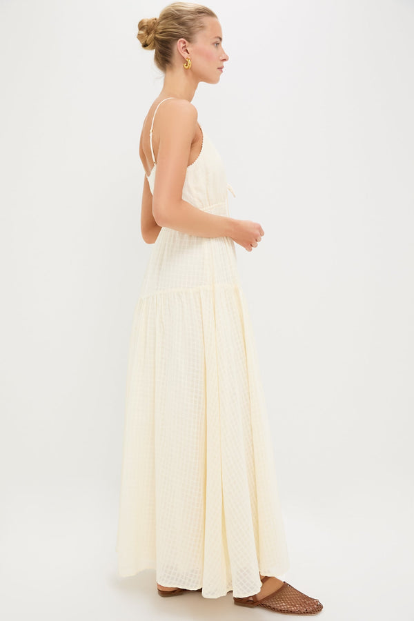 Cream Chantelle Maxi Dress