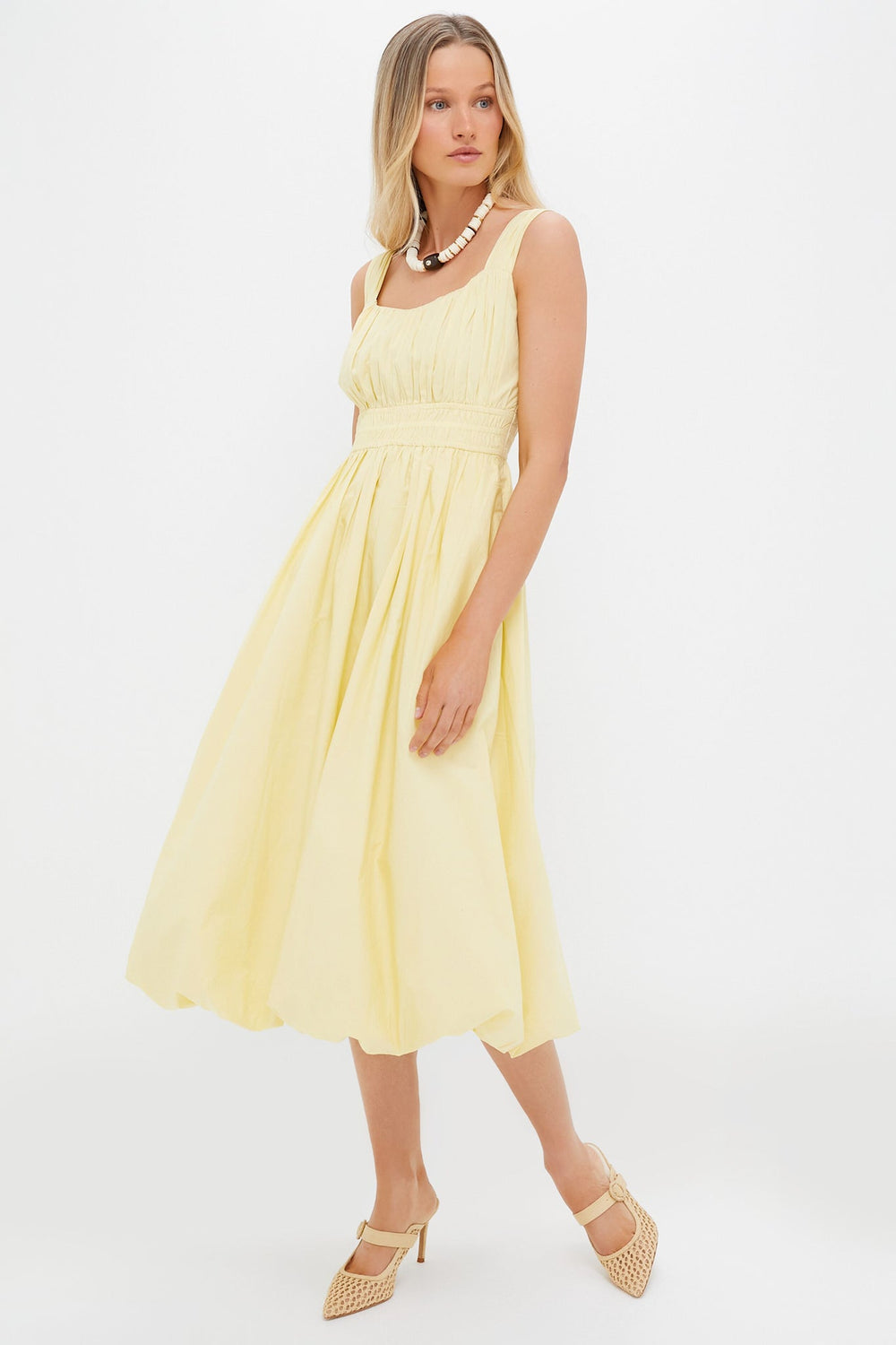 Butter Emmet Poplin Midi Bubble Dress