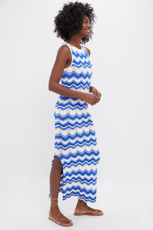 Blue Wave Leighton Maxi Dress