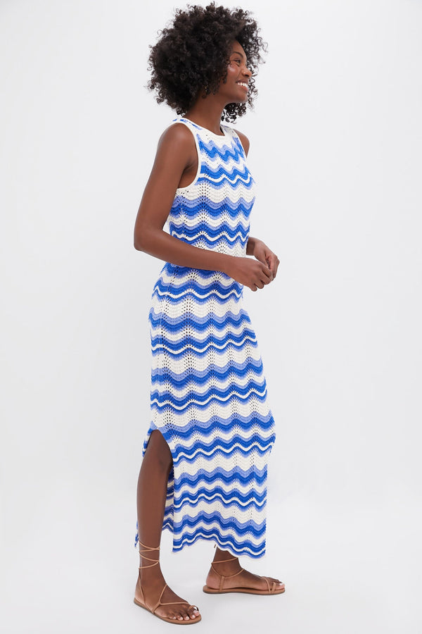 Blue Wave Leighton Maxi Dress