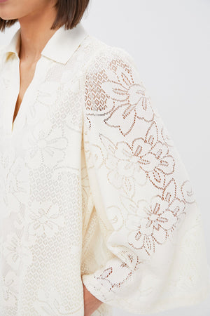 Ivory Lace Courtney Dress
