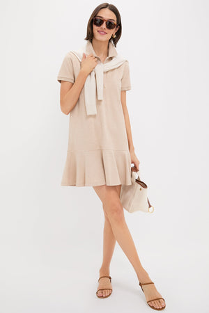 Sandstone Pique May Polo Dress