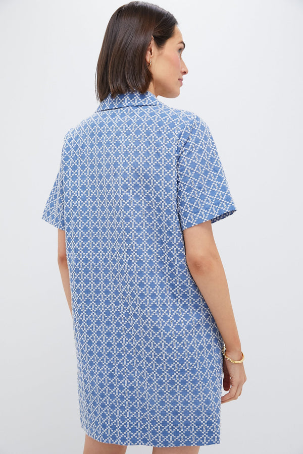 Denim Embroidered Lacie Dress