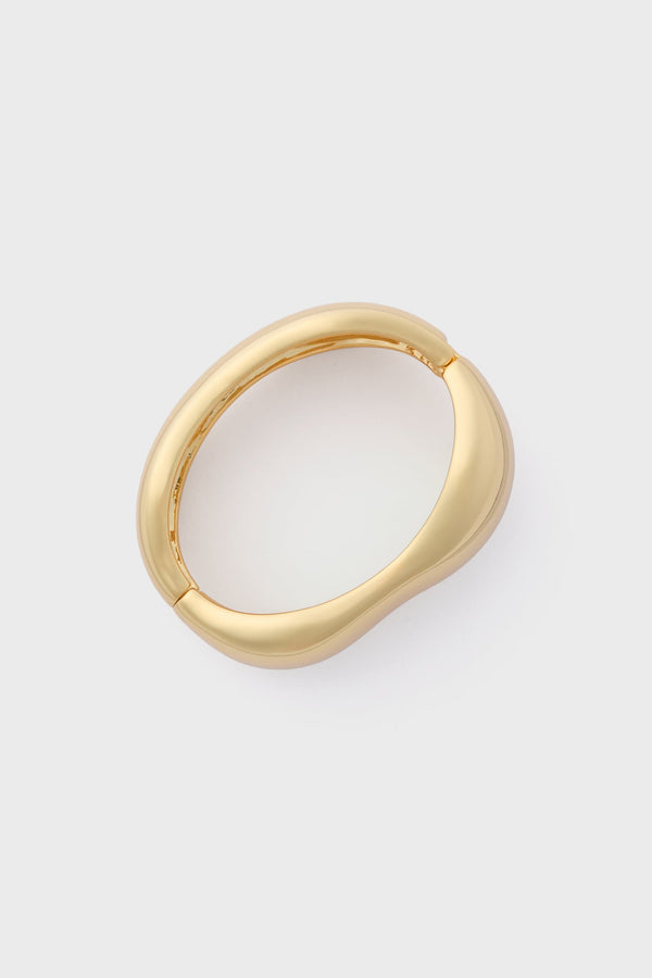 Gold Curved Hayes Cuff