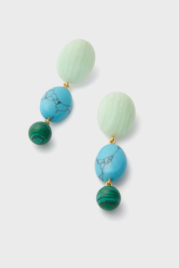 Turquoise Mist Maren Earrings