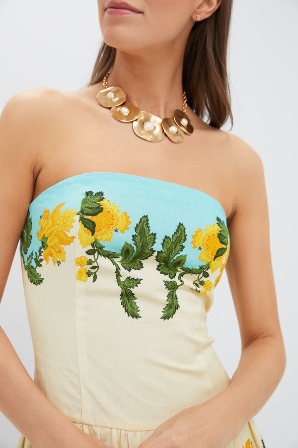 Aqua Mix Bennet Midi Dress