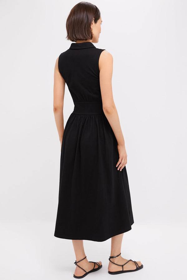 Black Mikaela Midi Dress
