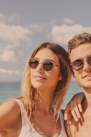 Champagne Amber Baia Polarized Sunglasses