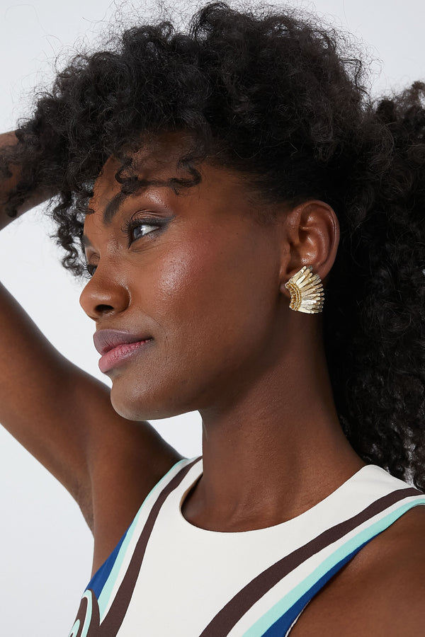 Exclusive Gold Micro Madeline Earrings