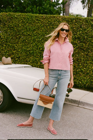 Raffia Stevie Crossbody