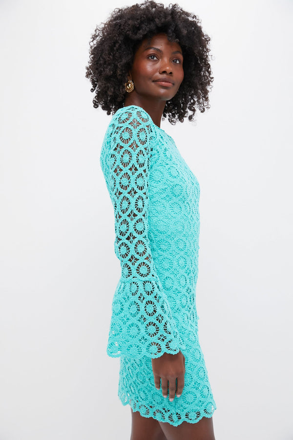 Deep Chlorine Glenda Mini Dress
