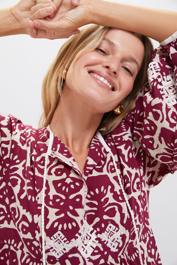 Aubergine Sannar Dress