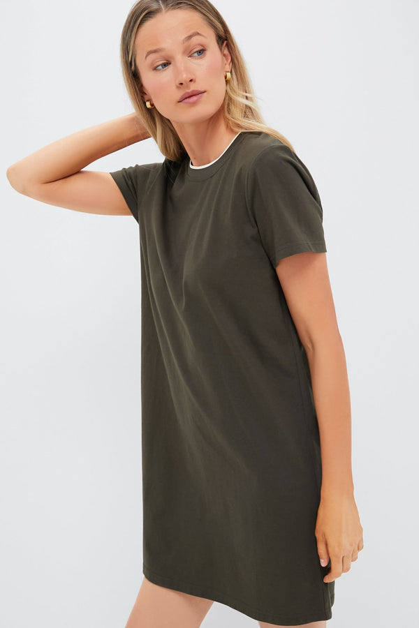 Olive Green Aimee Mini Dress