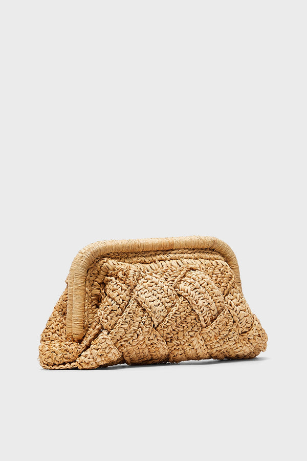 Natural Gigi Framed Clutch