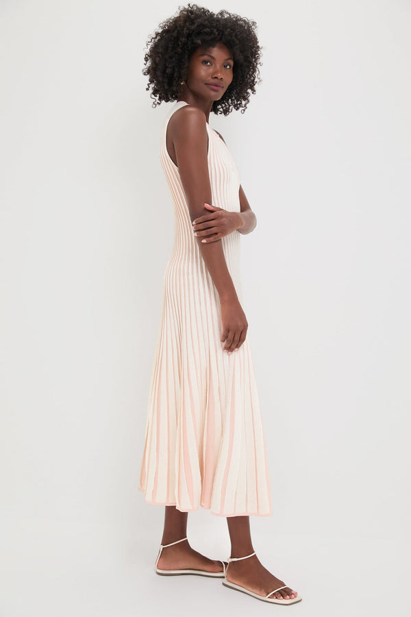 Pink Stripe Knit Amie Dress