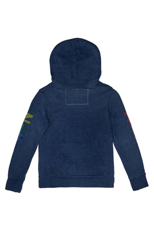 KID'S AVIATOR NATION SMALL ASPEN PULLOVER HOODIE - NAVY