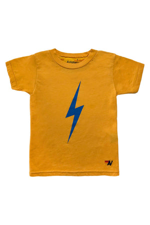 KID'S BOLT TEE - GOLD