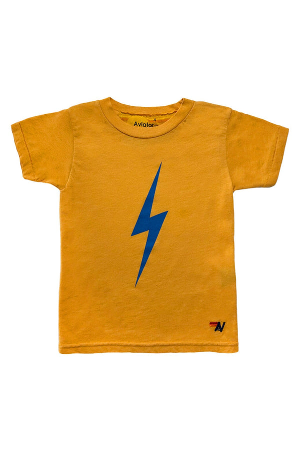 KID'S BOLT TEE - GOLD
