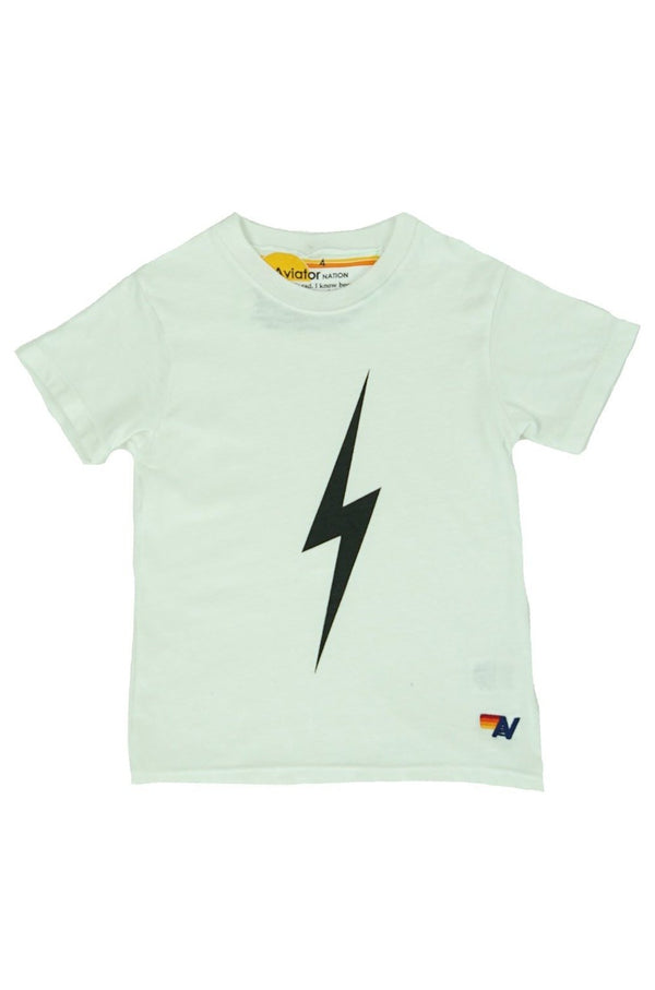 KID'S BOLT TEE - WHITE